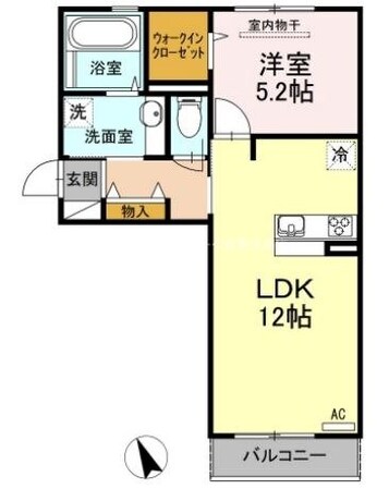 アステール白楽町の物件間取画像